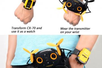 Cheerson BatDrone CX-70 Transforms Into a Watch