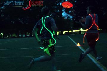 AfterDark Flag Football Kit w/ Fiber Optic Jerseys and LED Ball