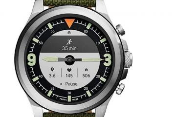 Fossil Men’s Latitude Hybrid HR Smartwatch