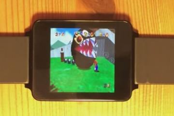 Running Nintendo 64 Games on Android Wear [LG G Watch]