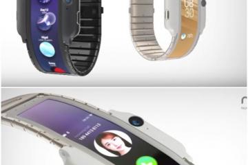 nubia-α Flexible Wearable Smartphone