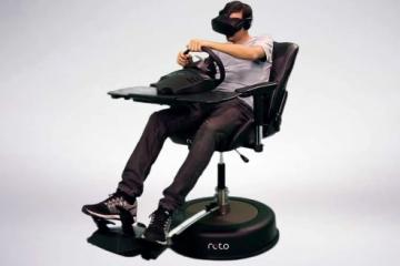 Roto VR Chair with Haptic Feedback, Head Tracking