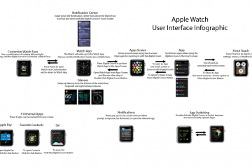 Apple Watch User Interface Infographic